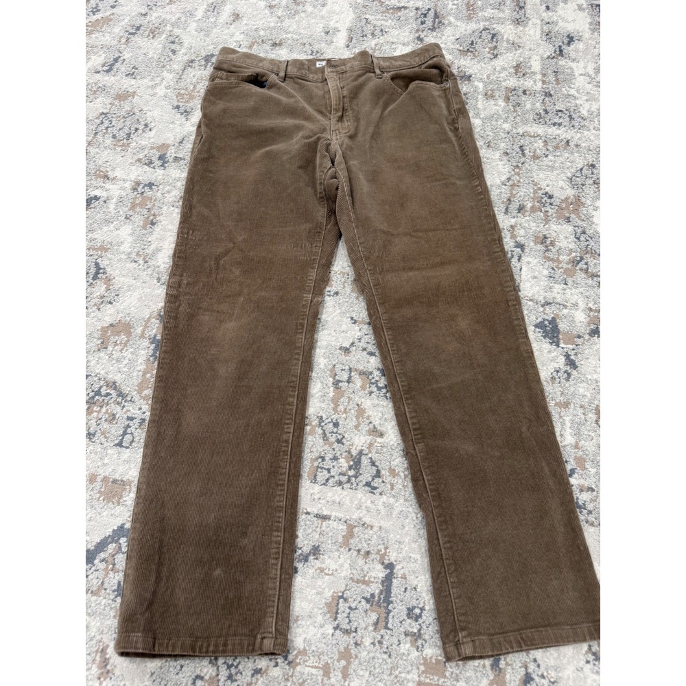 Jos A Bank 1905 Tradition Tailored Fit Corduroy Pants Brown 35x30 Mens